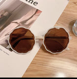 2-8 years old baby sunglasses Korean version trend boys and girls sunglasses flower trend sunglasses UV protection