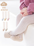 2024 Summer Newborn Baby Anti-Mosquito Socks Baby Cotton Cartoon Animal Children's Knee-High Socks Wholesale