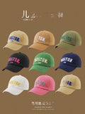 2-8 years old children's baseball hat spring and summer boys and girls baby sun hat cotton sports ins Korean version of the peaked cap