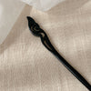 25# black wooden hairpin