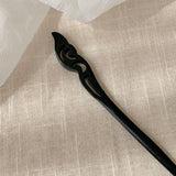 Antique Wooden Hairpin New Chinese Style Cool Hairpin Simple Temperament Modern Daily Retro Cheongsam Hairpin Wholesale