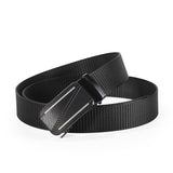 boys Casual Automatic Buckle Belt Toothless Canvas Belt Free Punch Lazy Belt Cross-border Wholesale Supply