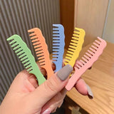 Candy-colored small comb bangs hairpin sweet metal clip hairpin cute girl side clip side clip net red hair accessories