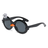 Children's cartoon glasses boys and girls cute little cute duck sunglasses baby summer outing anti-ultraviolet sunglasses tide