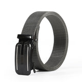 boys Casual Automatic Buckle Belt Toothless Canvas Belt Free Punch Lazy Belt Cross-border Wholesale Supply