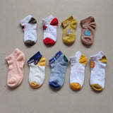 Children's socks summer thin mesh thin cotton socks boys and girls baby socks boat socks stock clearance