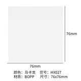 Macaron color sticky transparent post-it notes waterproof index stickers for students
