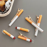 Funny creative cigarette hairpin female personality interesting simulation cigarette butt duckbill clip side bangs clip hairpin headdress