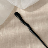 Antique Wooden Hairpin New Chinese Style Cool Hairpin Simple Temperament Modern Daily Retro Cheongsam Hairpin Wholesale