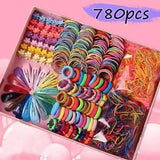 Children's accessories hairpins, hairpins, princess hair ropes, baby hair rings, gift boxes, girls' side clips, Korean style hair accessories combination set