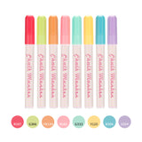 10mm macaron 8-color liquid chalk set children's graffiti erasable blackboard sticker advertising marker pen