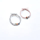 Ins love hair ring Korean small fresh handmade hair rope tie hair rubber band head rope female net red leather ring elastic