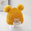 Double ball luck bear [yellow] / one size