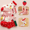 Flat lay cow strawberry / 8个月-2岁（脚长9-12cm）