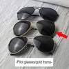 Aviator sunglasses/gold frame