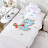 Blue ice cream dragon / 110*110 cm