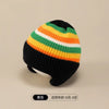 Rainbow hat [black] / one size