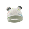 No. 9 pink green brim dinosaur single hat