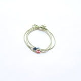 Ins love hair ring Korean small fresh handmade hair rope tie hair rubber band head rope female net red leather ring elastic