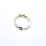 Ins love hair ring Korean small fresh handmade hair rope tie hair rubber band head rope female net red leather ring elastic