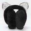 M1302【black sequin earmuffs】 / one size