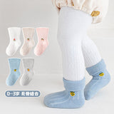23 spring and summer cartoon baby two-wear reflex socks newborn infants and young children boneless socks fruit flanging loose socks