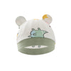No. 5 pink and green edging multicolored dinosaur single hat