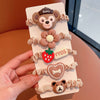 Coffee bear hair tie 5-piece set
