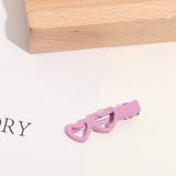 Fiona Sit with the same candy-colored love hair clip bangs clip duckbill clip hair clip side clip hair accessories wholesale