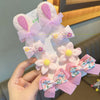 Ym0028-n-1# pink ear hairpin 8-piece set