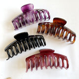 Oversized Back of the Head Flower Hair Claw Clip Korean Style Hair Accessories Temperament Plastic Claw Clip 13cm Hot Selling