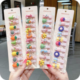 New style girls children's hairpins little girls small hairpins cute duckbill hairpins less baby hairpins bangs clips wholesale