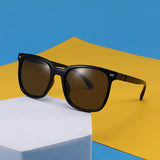 2021 New Silicone Children's Rice Nail Polarized Sunglasses Personalized Square Frame Children's Soft Rubber Sunglasses Sunscreen 8313