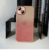 Applicable to iPhone14Pro mobile phone case Internet celebrity style starry powder Apple 14ProMAX comes with lens film