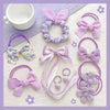 Tfq004-4# light purple bow 10-piece set