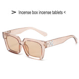 2021 New Large Frame Sunglasses European and American Trendy Square Frame Tailored Glasses Women's Sunglasses Fashion Men's Sunglasses