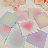 Ins wind summer color halo gradient love fudge sticky note paper sticky note hand account small book note stick
