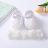 24-7 small white flower + hairband / inner length 10.5cm for size 11