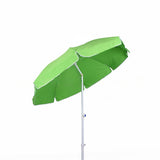 (Factory Custom) 8 Rib Polyester with Vented Cap Turning Beach Umbrella