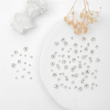 Internet celebrity silver transparent small mini heap diamond finished product super flash white ball manicure jewelry nail diamond accessories