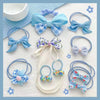Tfq004-1# blue bow 10-piece set