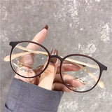 2022 new literary and artistic retro plain mirror can be equipped with myopia glasses frame Xiaohongshu hot style plain glasses for women