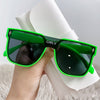 Green frame black film / plastic teeth