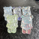 ins Symphony Laser Cartoon Crystal Bear Bracket South Korea Hot Selling Lazy Man Telescopic Bracket Support Wholesale