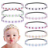 Cross-border baby soft and thin headband baby elastic daisy hairband hair accessories summer small fresh jewelry hair band