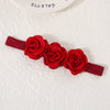 Wine-red camellia