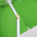 (Factory Custom) 8 Rib Polyester with Vented Cap Turning Beach Umbrella
