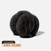 Solid black (no linting, foldable pole with fur)