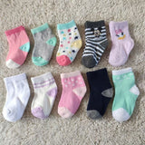 Four seasons multi-color children's socks independent cardboard packaging baby socks Taobao gift baby socks foreign trade children's socks