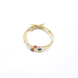 Ins love hair ring Korean small fresh handmade hair rope tie hair rubber band head rope female net red leather ring elastic